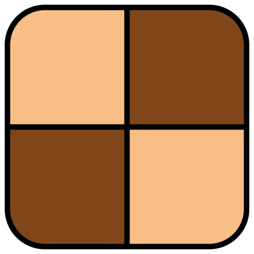 四角いマーブルクッキー